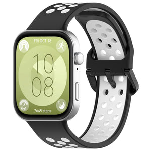 Huawei Watch Fit 4 Pro Sport Strap (Black/White)