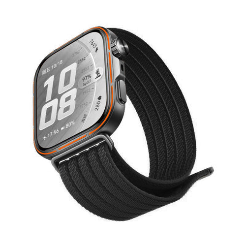 Huawei Watch Fit 5 Pro Ultra Thin Nylon Strap (Black)