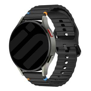 Suunto 9 Peak wave siliconen bandje (zwart)