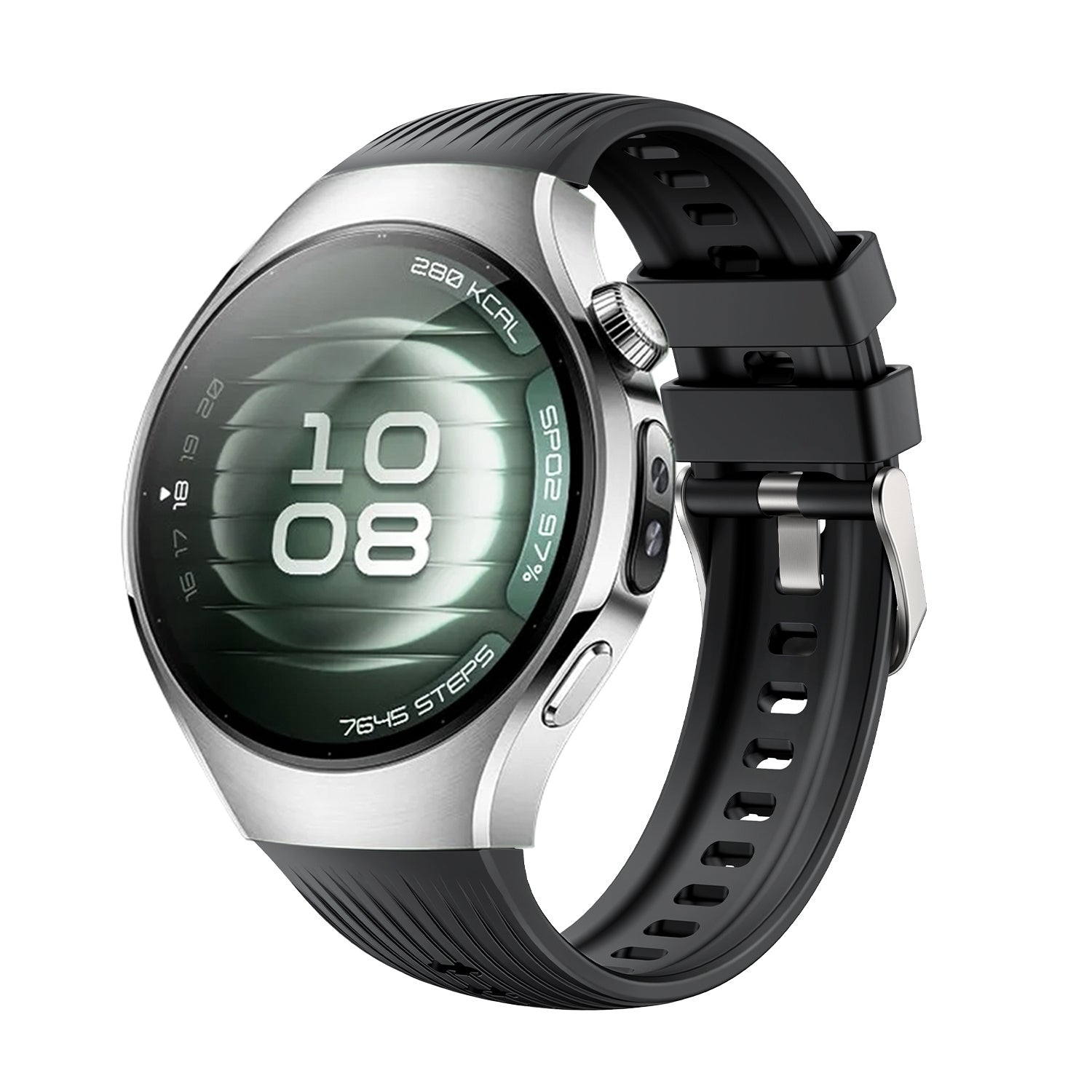 Huawei Watch 5 - 46mm Silicone Strap 'Perfect Fit' (Black)