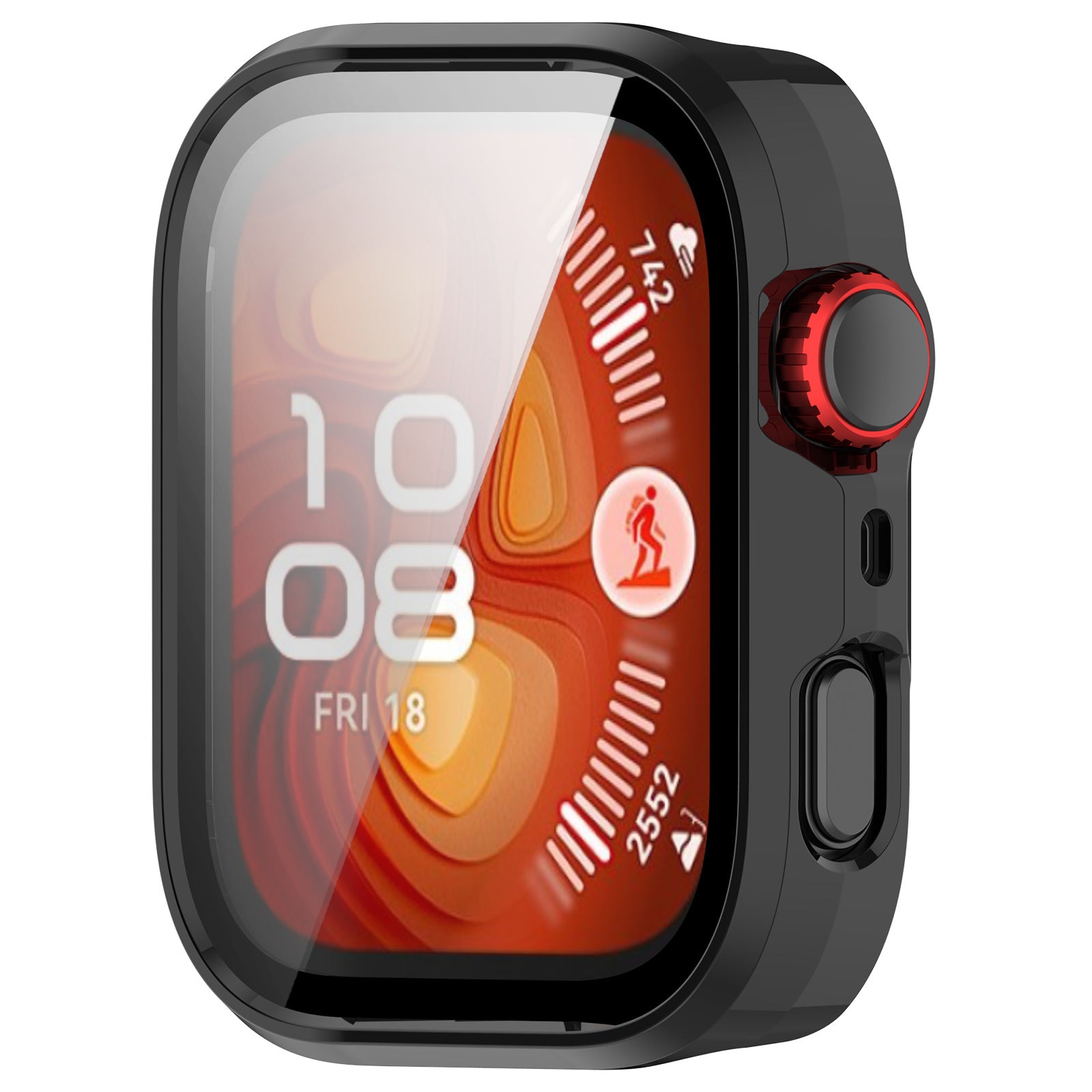 Huawei Watch Fit 4 Pro hard case met glas (zwart)