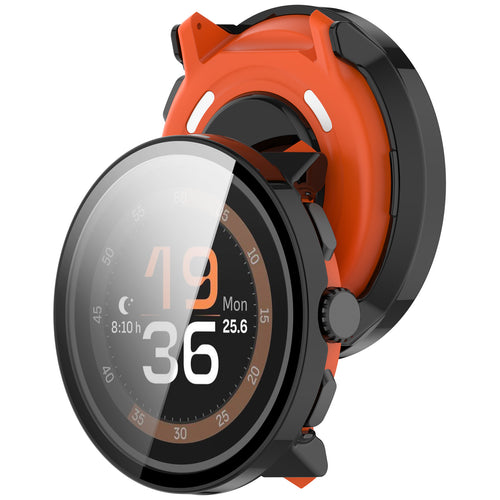 Suunto Run PC case met glas (zwart)