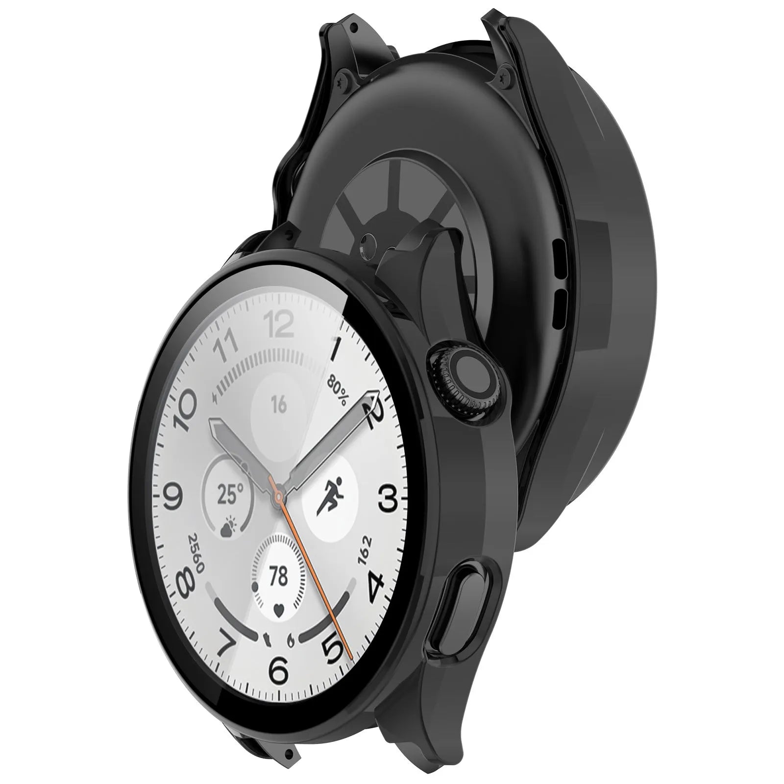 Xiaomi Watch 5 PC case met glas (zwart)
