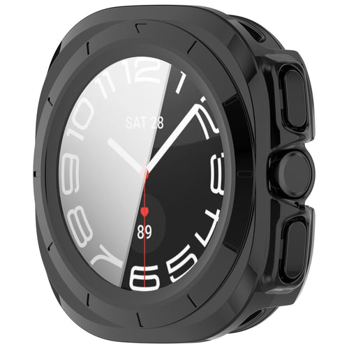 Samsung Galaxy Watch Ultra 2 PC Case with Glass (Black)