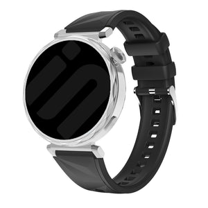 Huawei Watch GT 5 Pro - 42mm premium silicone band (zwart)