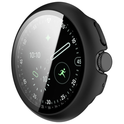 Google Pixel Watch 4 - 45mm hard case met glas (zwart)