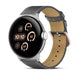 Google Pixel Watch 4 - 45mm modern leren band (zwart)