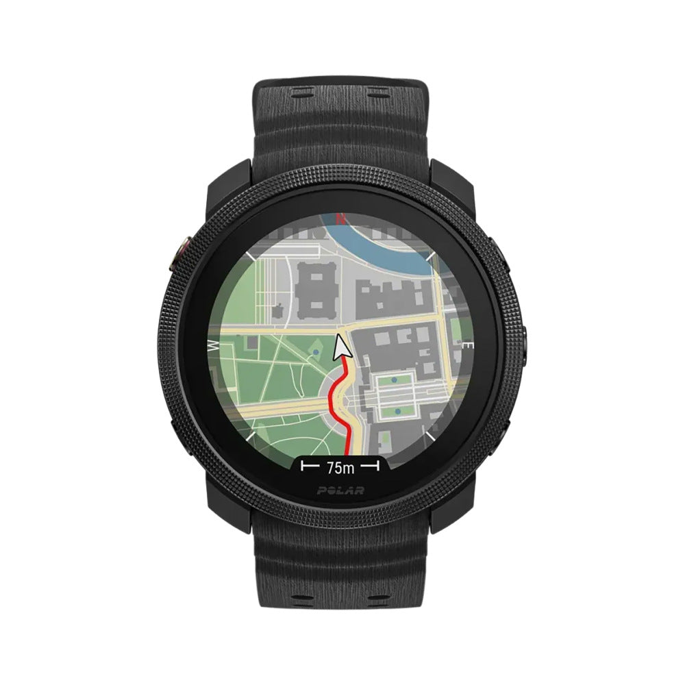 Polar Grit X silicone grain band (zwart)