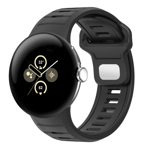 Google Pixel Watch 4 - 45mm sport duo band (zwart)
