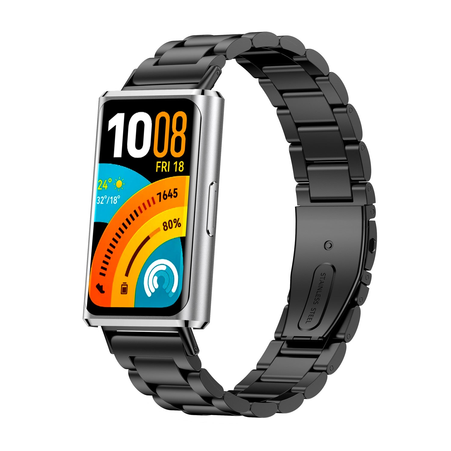 Huawei Band 11 Pro Steel Strap (Black)