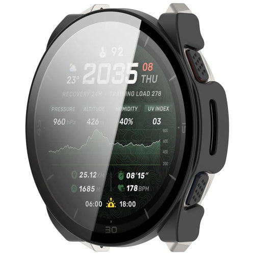 Amazfit Cheetah 2 Ultra hard case met glas (zwart)