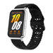 Samsung Galaxy Fit 3 siliconen bandje met patroon (zwart)