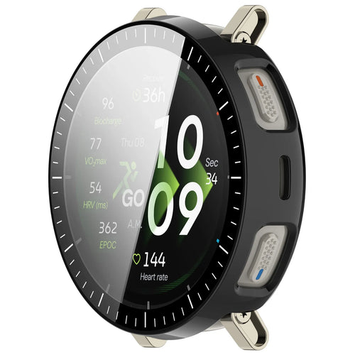 Amazfit Active 3 Premium PC case met glas (zwart)