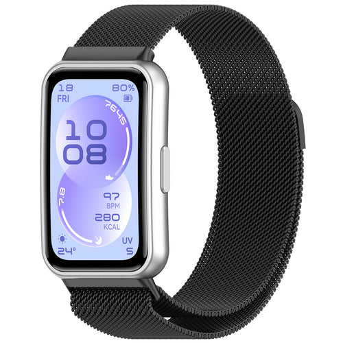 Huawei Band 11 Milanese band (zwart)