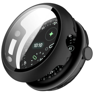 Google Pixel Watch 4 - 41mm hard case met glas (zwart)