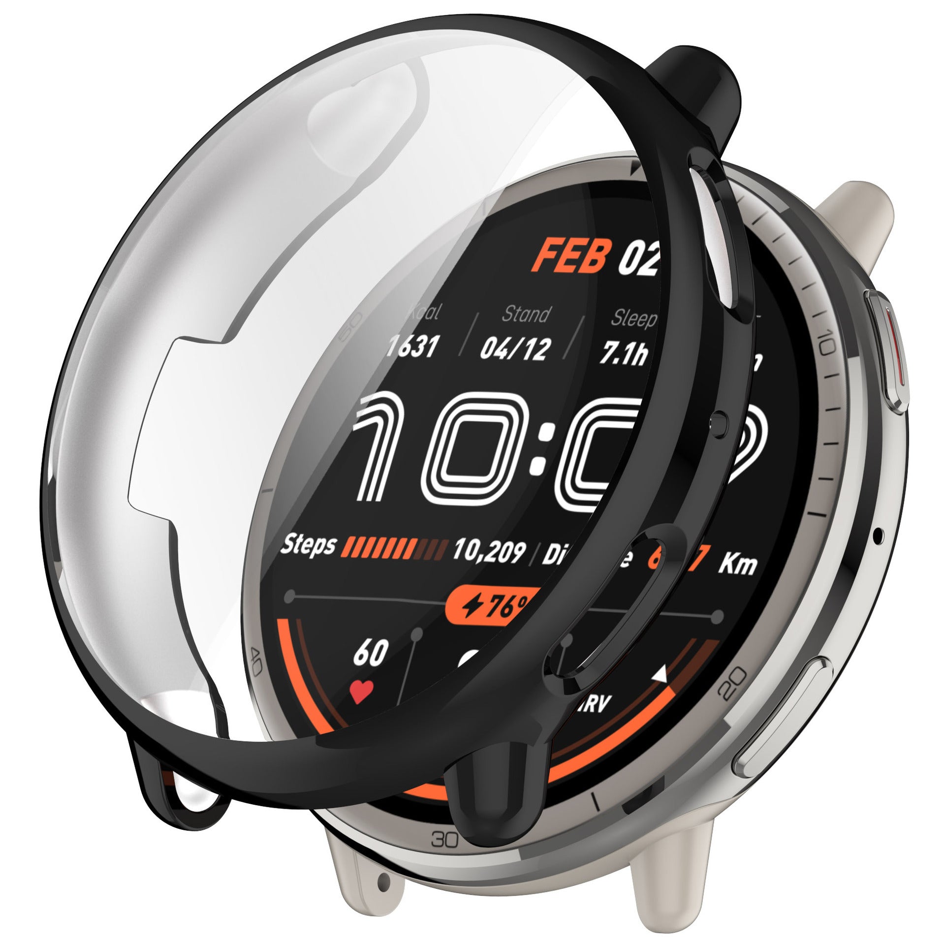 Amazfit Active 2 TPU case (zwart)