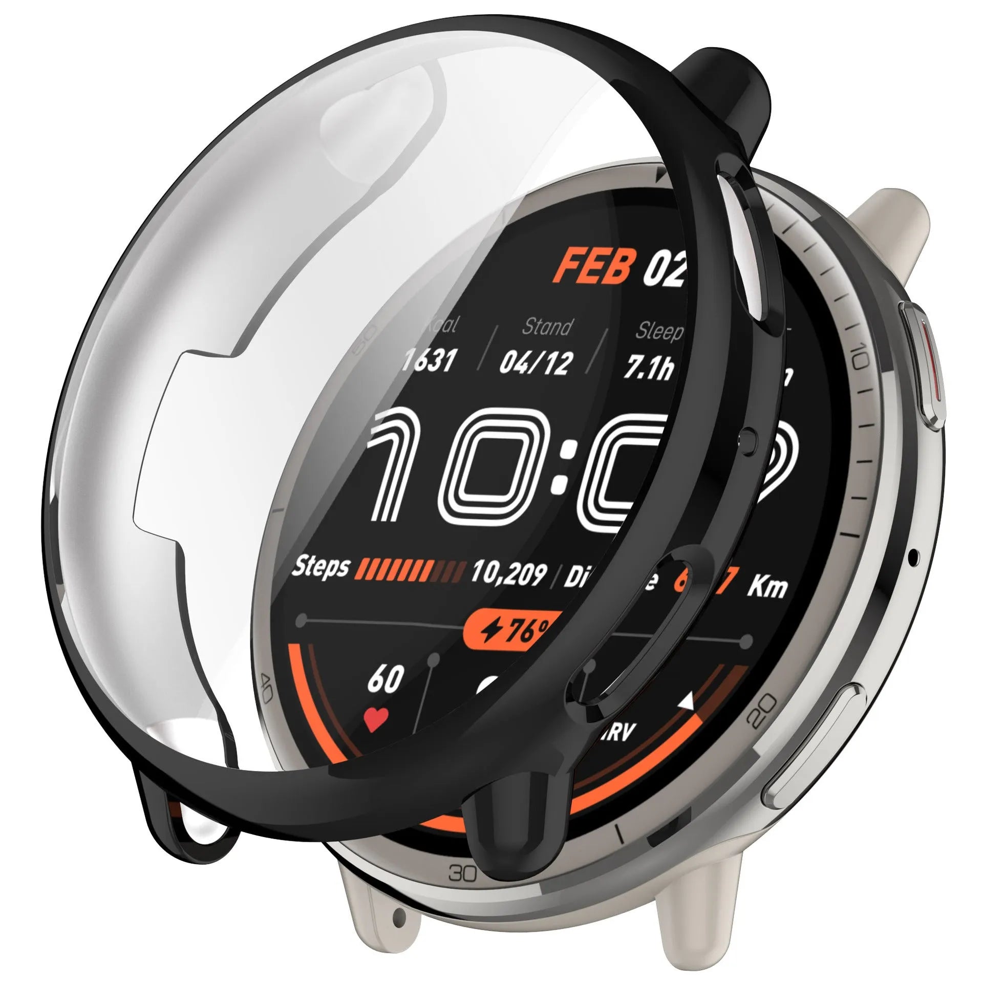 Amazfit Active 2 TPU case (zwart)