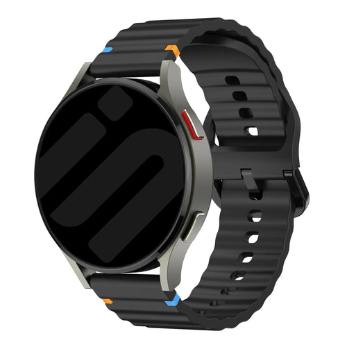 OnePlus Watch 3 Wave Silicone Strap (Black)