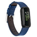 Fitbit Inspire 3 leren bandje (donkerblauw)