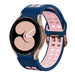 Samsung Galaxy Watch 4 40mm sport square bandje (blauw/roze)