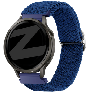 Bandz Garmin Forerunner 265s verstelbare nylon band (blauw)