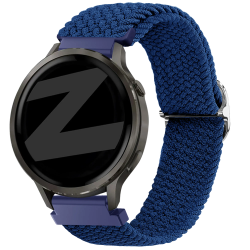 Bandz Garmin Forerunner 265s verstelbare nylon band (blauw)