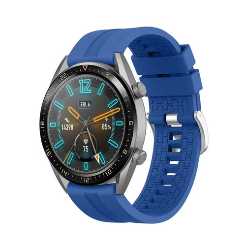Huawei Watch GT 5 Pro - 46mm extreme silicone band (blauw)