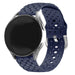 Polar Ignite 3 gevlochten siliconen bandje (donkerblauw)