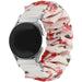 Samsung Galaxy Watch 4 Classic 42mm scrunchie bandje (bloemen)