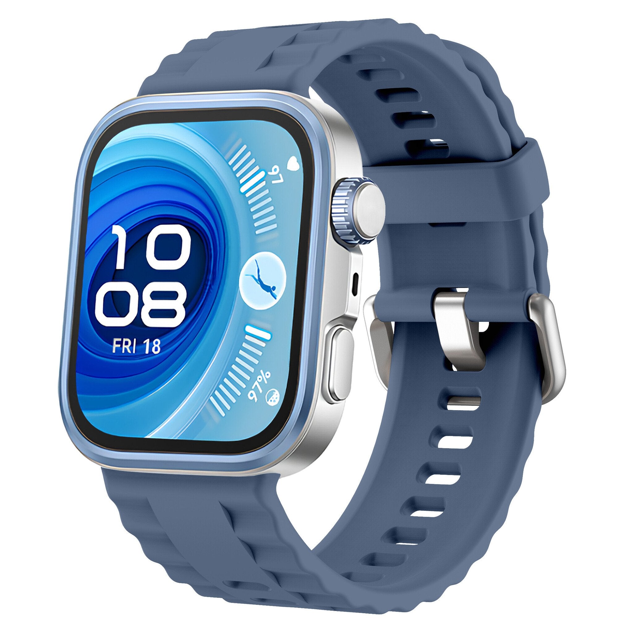 Huawei Watch 3 (Pro) siliconen classic bandje (blauw)
