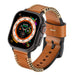 Apple Watch Ultra stitched leren band (bruin)