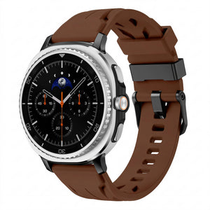 Samsung Galaxy Watch 9 - 44mm Race Silicone Strap (Brown)