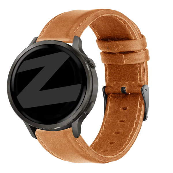 Bandz Garmin Forerunner 170 lederen band 'Classic' (bruin)
