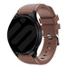 Amazfit Bip 6 twill siliconen bandje (bruin)