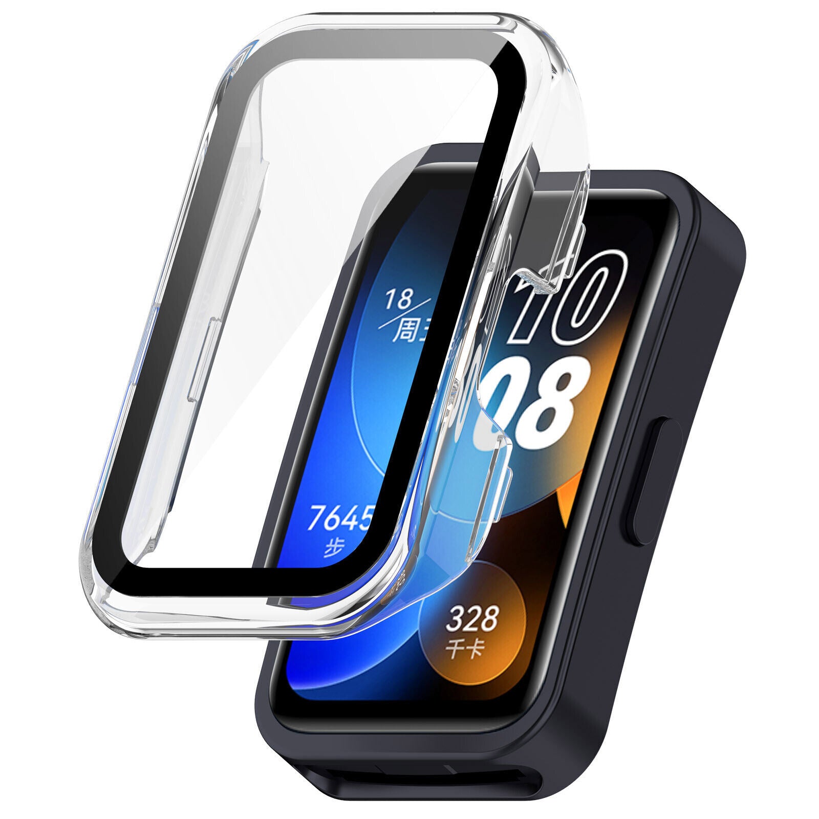 Huawei Band 8 beschermhoesje met glas