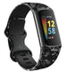 Black Floral Fitbit Charge 5 bandje