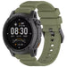 Coros Apex 4 - 46mm siliconen bandje (legergroen)