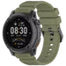 Coros Apex 4 - 46mm siliconen bandje (legergroen)