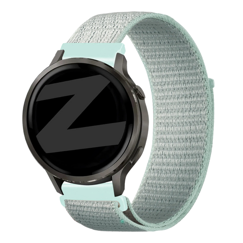 Bandz Garmin Approach J1 nylon loop band (licht cyaan)