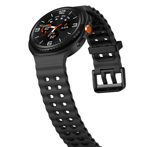 Samsung Galaxy Watch 8 - 44mm Ocean Strap (Dark Grey/Black)