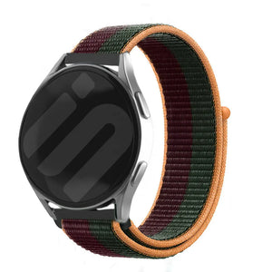 OnePlus Watch 3 - 46mm nylon bandje (dark cherry)