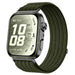 Huawei Watch Fit 5 Pro ultradunne nylon band (donkergroen)