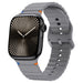 Apple Watch Ultra Wave Silicone Strap (Dark Grey)