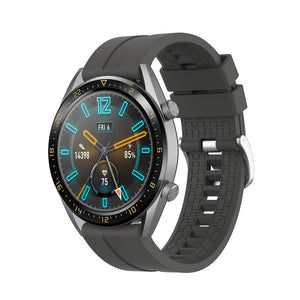 Huawei Watch 5 - 46mm extreme silicone band (donkergrijs)