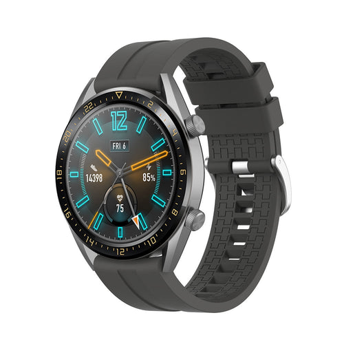 Huawei Watch Ultimate extreme silicone band (donkergrijs)