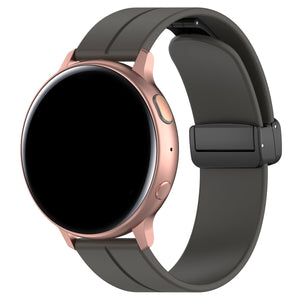 Withings ScanWatch 2 - 42mm D-buckle siliconen bandje (donkergrijs)