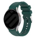 Samsung Galaxy Watch 6 - 44mm siliconen bandje perfect fit (donkergroen)