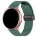 Samsung Gear Sport D-buckle siliconen bandje (donkergroen)