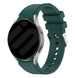 Samsung Galaxy Watch FE siliconen bandje perfect fit (donkergroen)