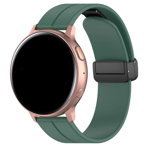 Amazfit Active D-buckle siliconen bandje (donkergroen)